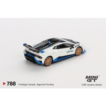 Lamborghini Huracan STO 2023 Bianco Asopo - skala 1:64 - Mini GT